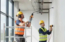 Ogden, UT plumber using leak detection equipment for hidden water leak inspection