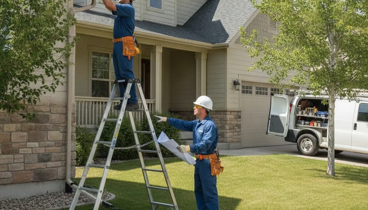 Plumber repairing a pipe in Ogden, UT for plumbing repair services