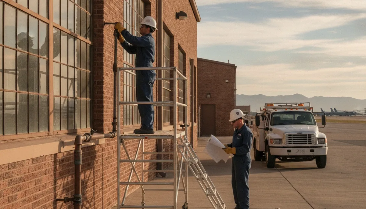 Plumber repairing pipes in Ogden, UT for residential plumbing service