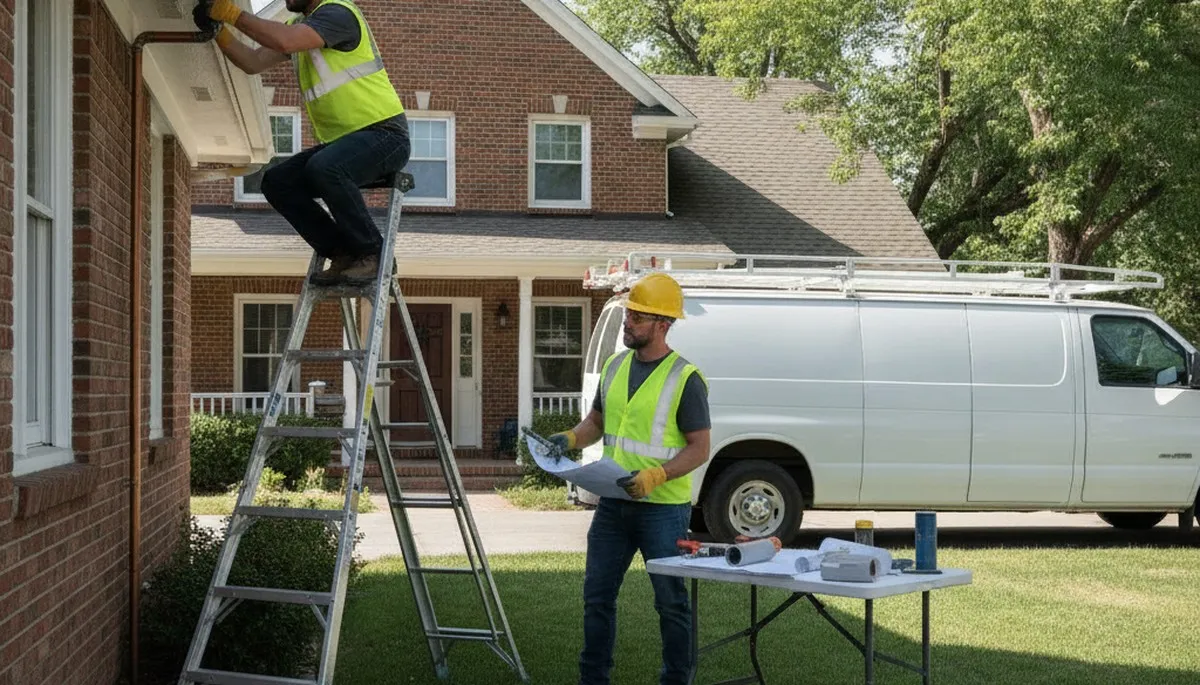 Plumber repairing a pipe in Ogden, UT for plumbing repair service