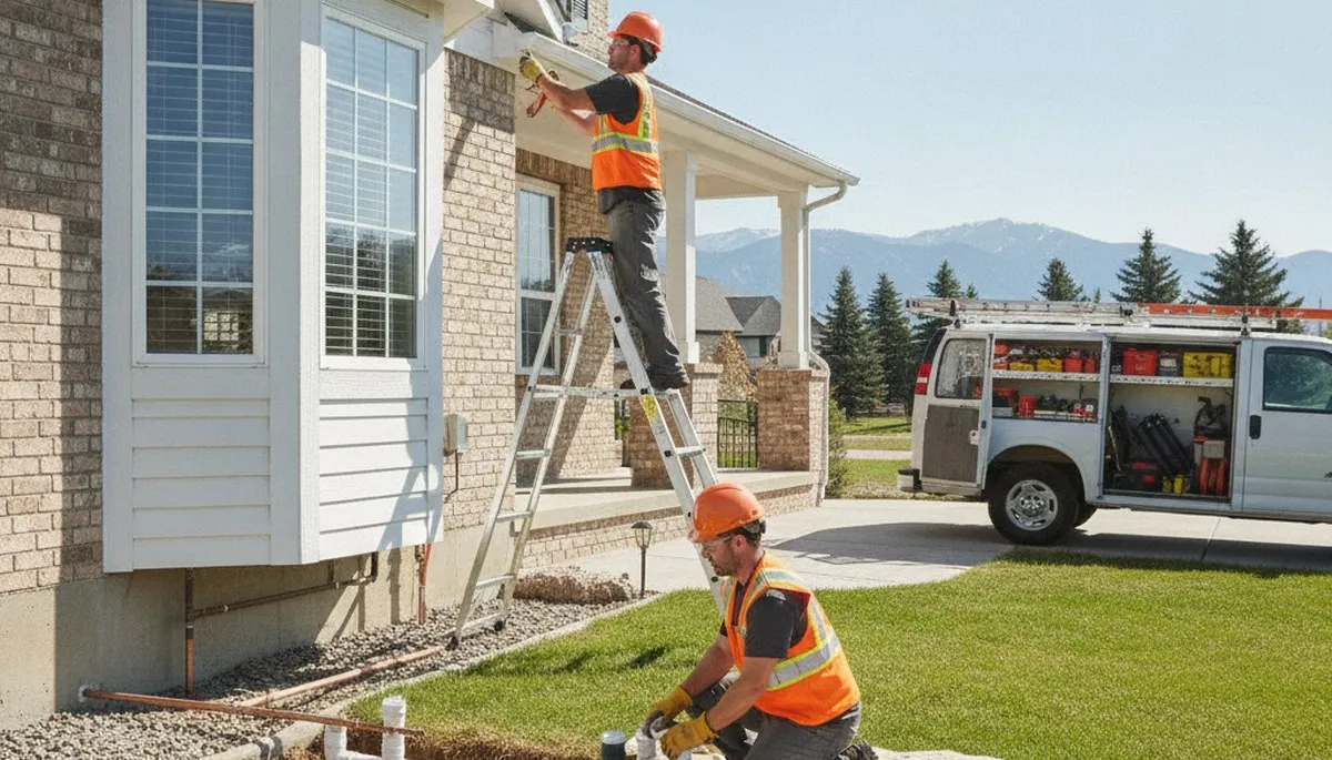Plumber repairing a sink in Ogden, UT for fast plumbing repair service