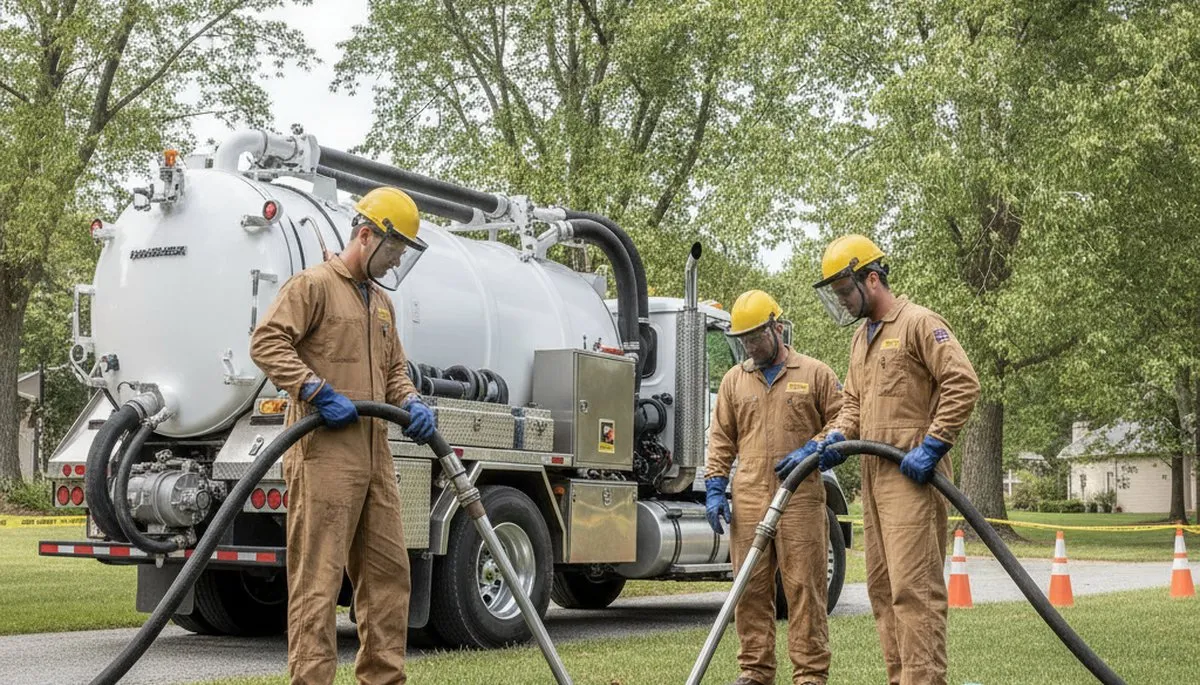 Ogden, UT septic tank cleaning service by On Call Plumbers for residential plumbing maintenance