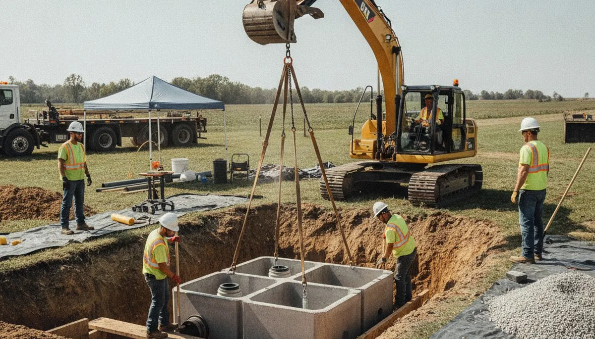 Septic tank installation for Ogden, UT homes by On Call Plumbers