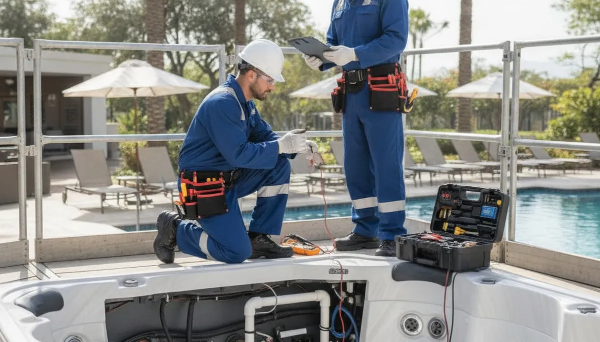 Spa repair service in Ogden, UT for homes, handling freeze recovery and seasonal maintenance