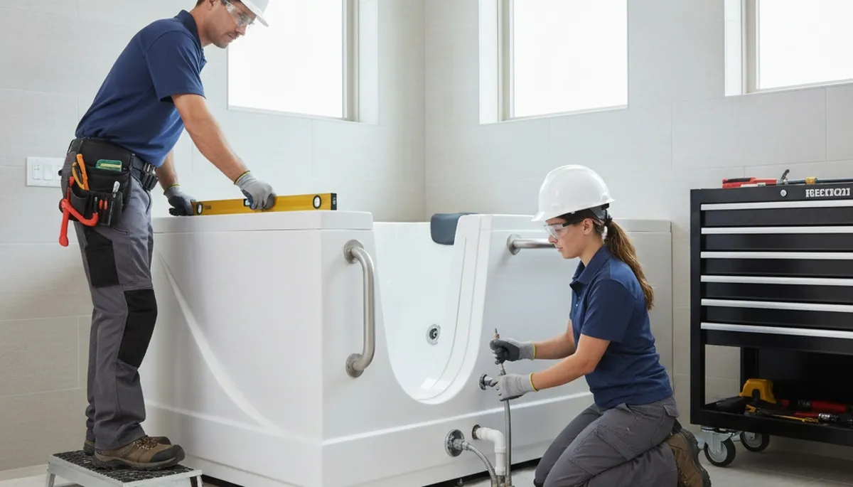 Walk in tub installation for Ogden, UT homes by local plumbing repair experts